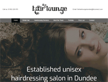 Tablet Screenshot of hairlounge-dundee.co.uk